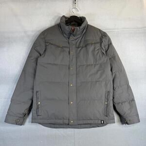 Cotopaxi Tianjin 650F Dridown Canvas Down Jacket Mens M Womens L Gray Puffer